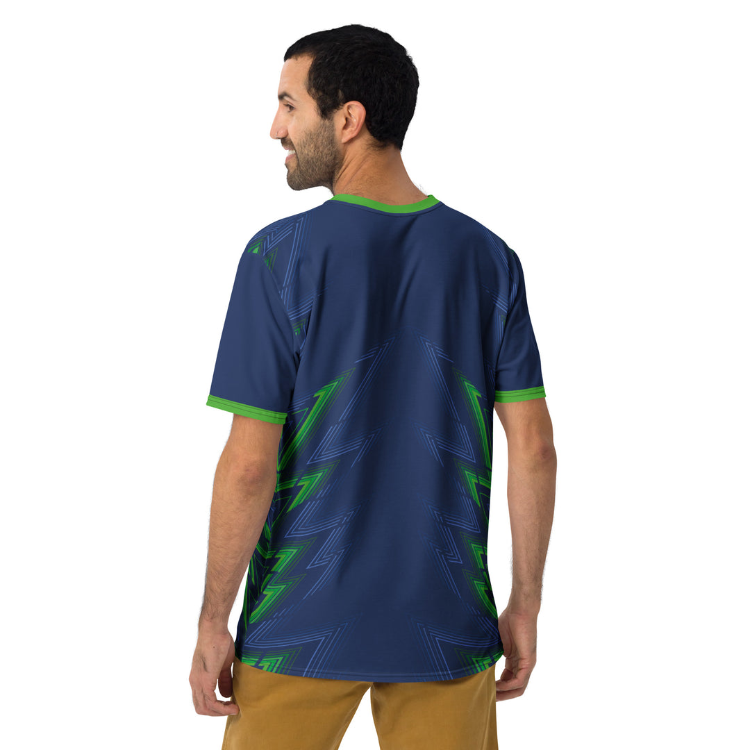 Premium Men's Jersey - Blue-Green Missile