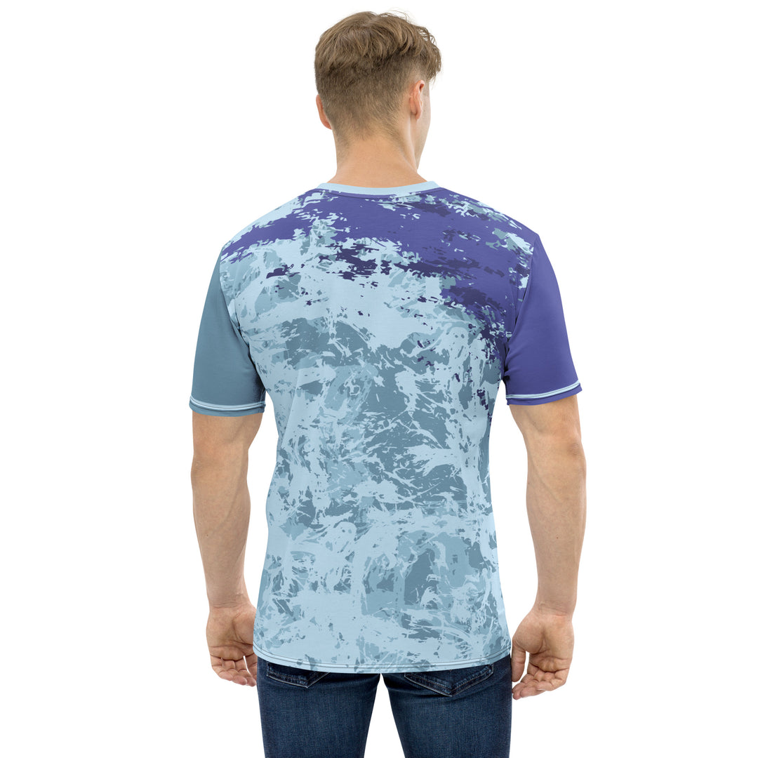 Premium Men's Jersey - Turquoise-Purple Beach