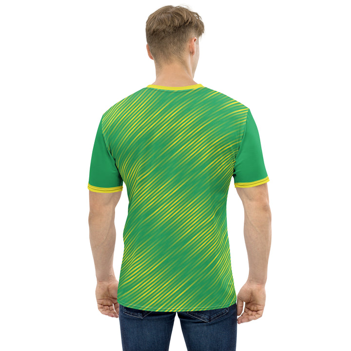 Premium Men's Jersey - Green-Yellow Ray