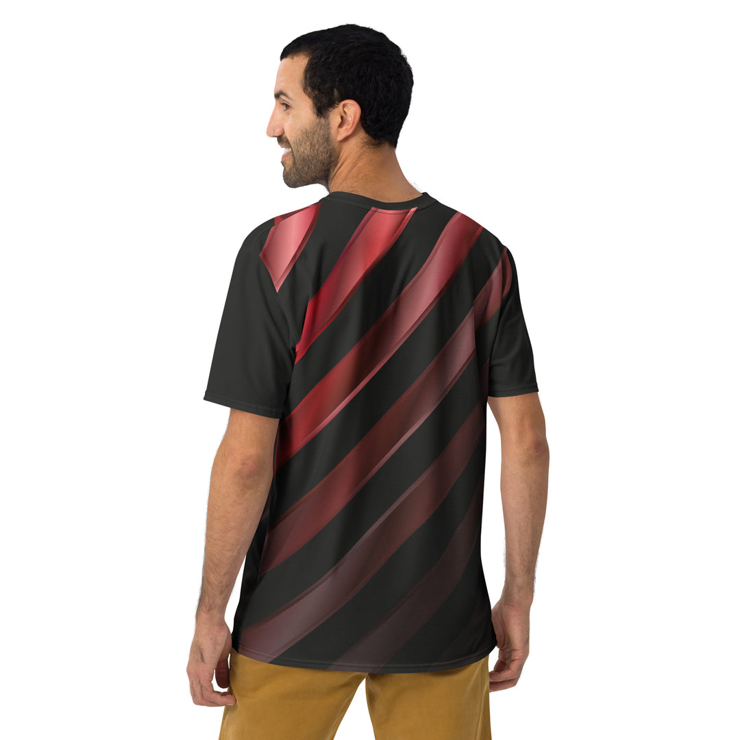 Premium Men's Jersey - Black-Red Lane