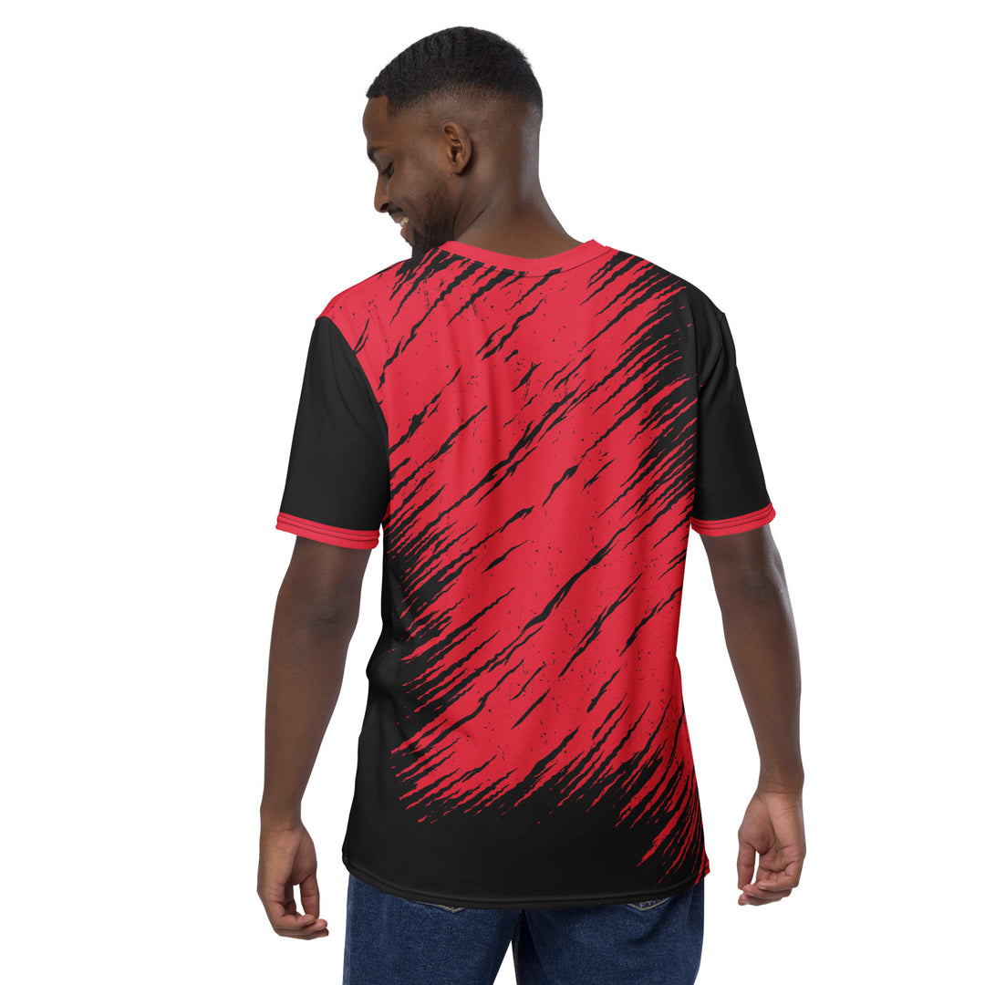 Premium Men's Jersey - Blue-Red Desert