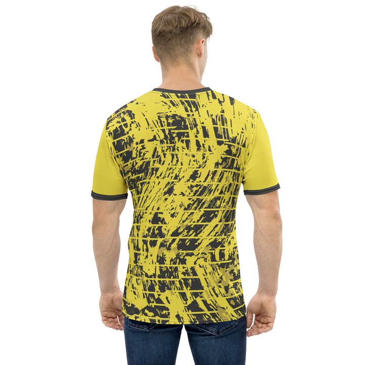 Premium Men's Jersey - Yellow-Black Trace