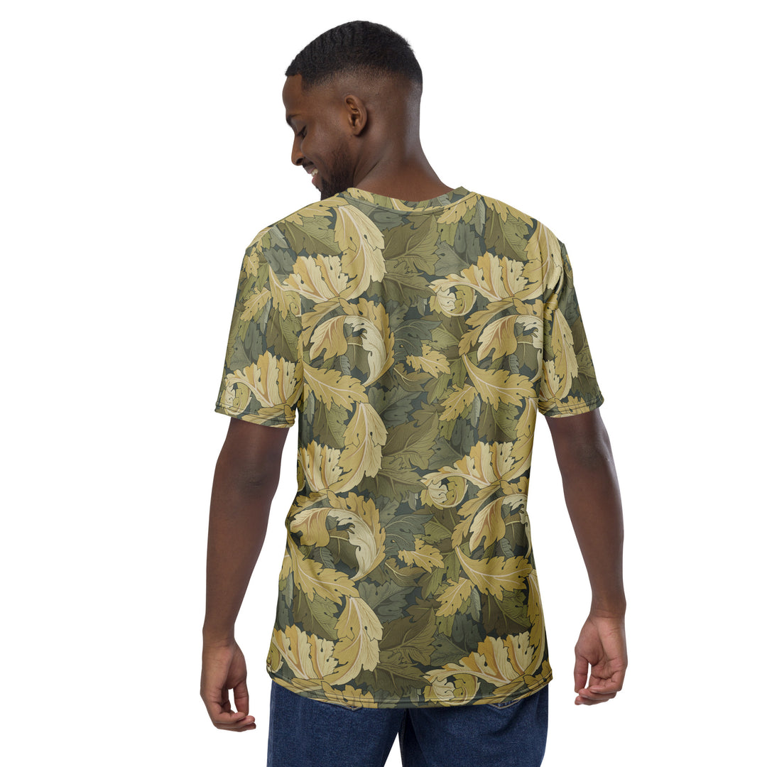 Premium Men's Jersey - Beige Leaves