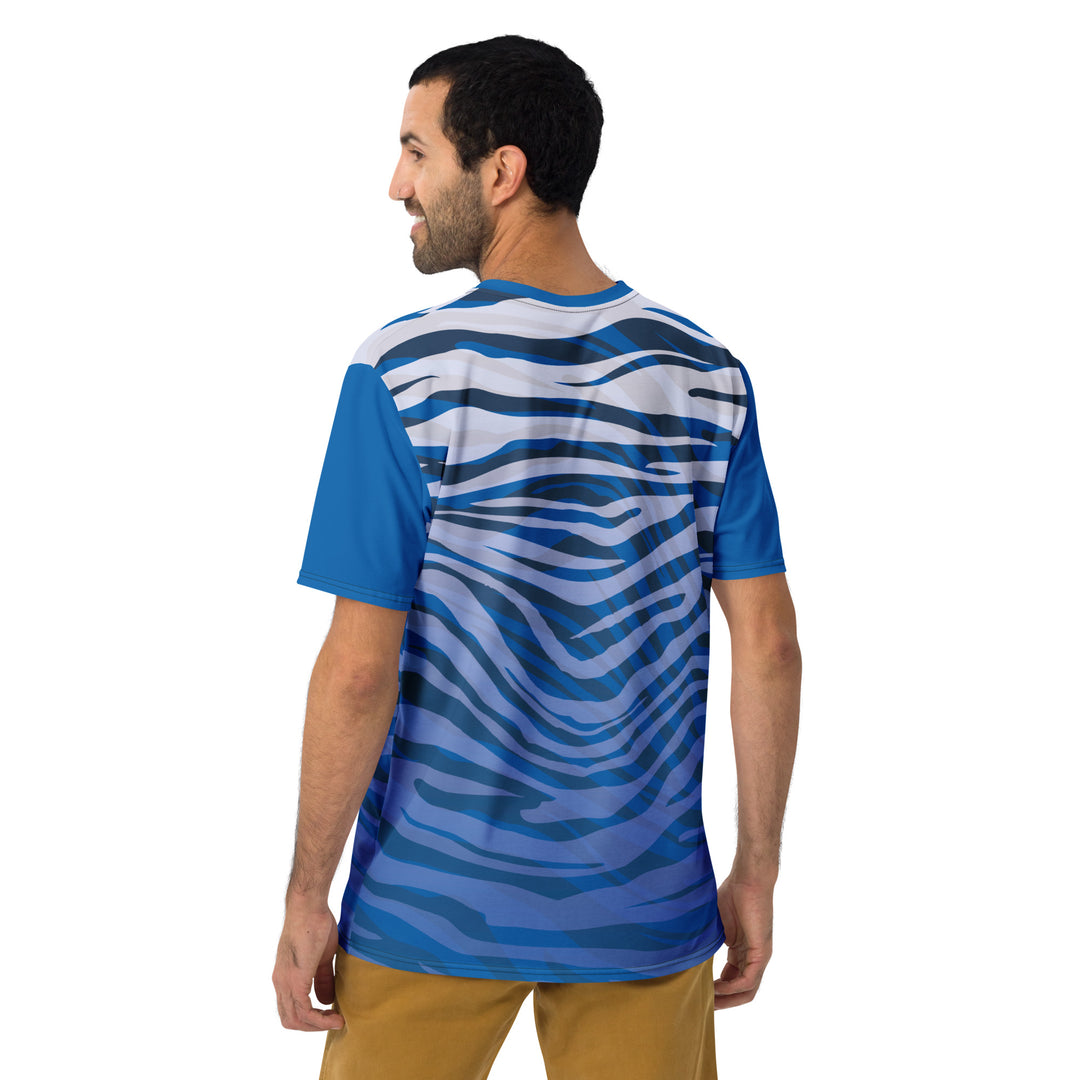 Premium Men's Jersey - Blue-White Safari