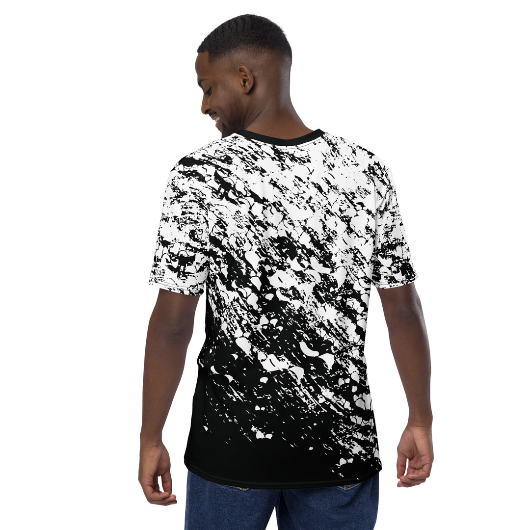 Premium Men's Jersey - Black-White Snow