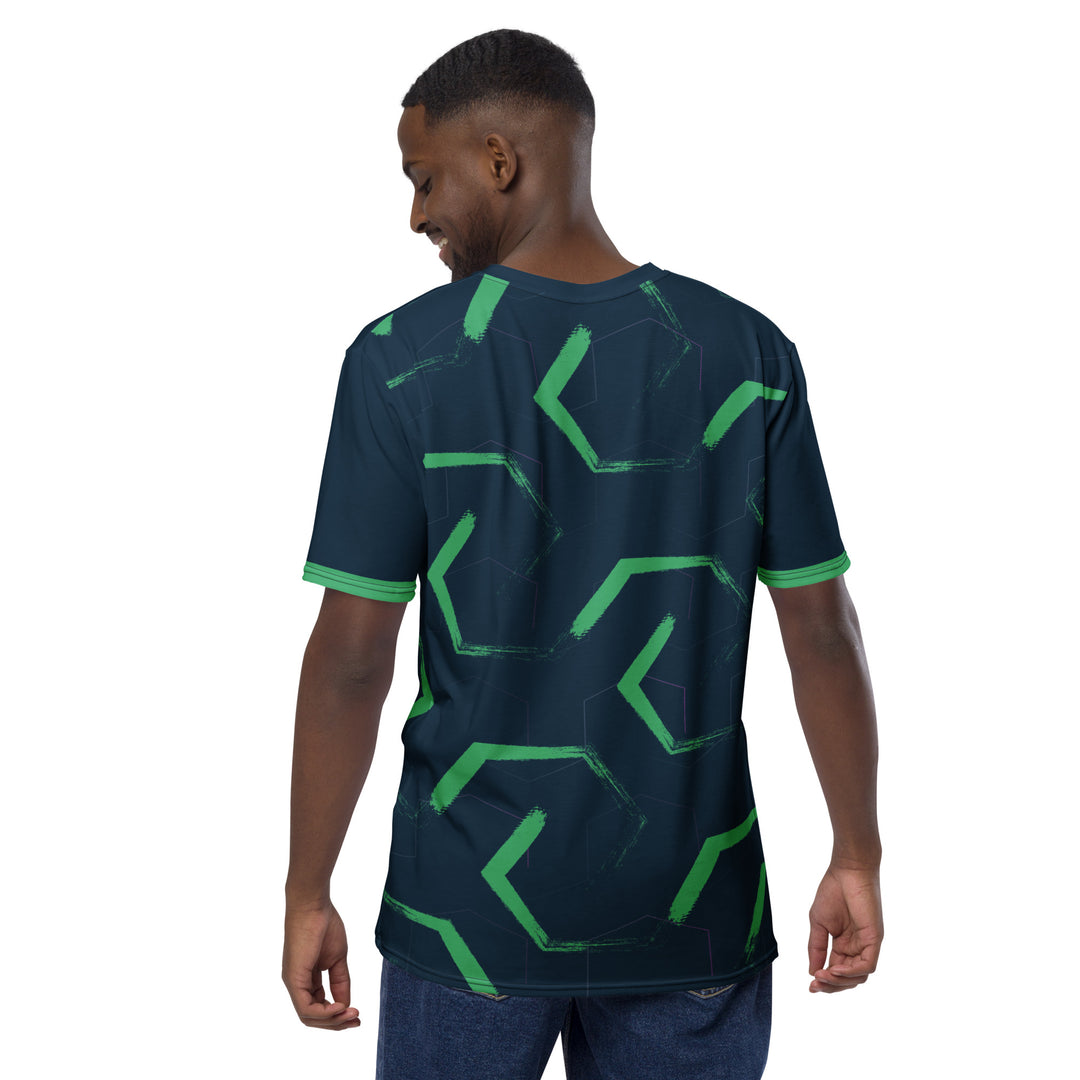 Premium Men's Jersey - Blue-Green Station