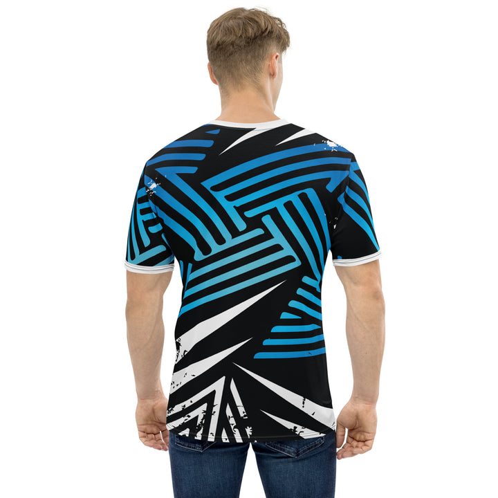 Premium Men's Jersey - Black-Blue Enter