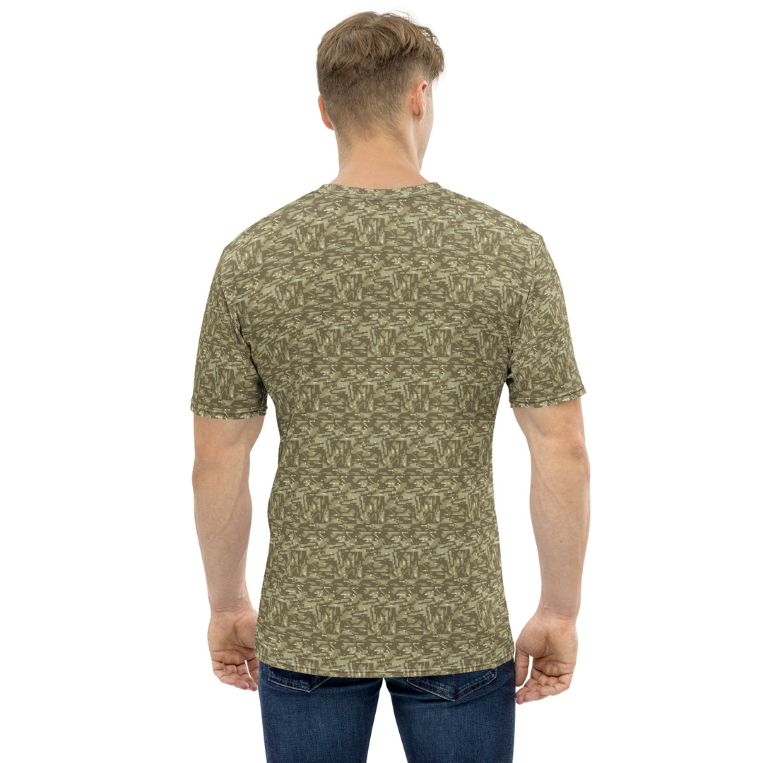 Premium Men's Jersey - Beige Camouflage