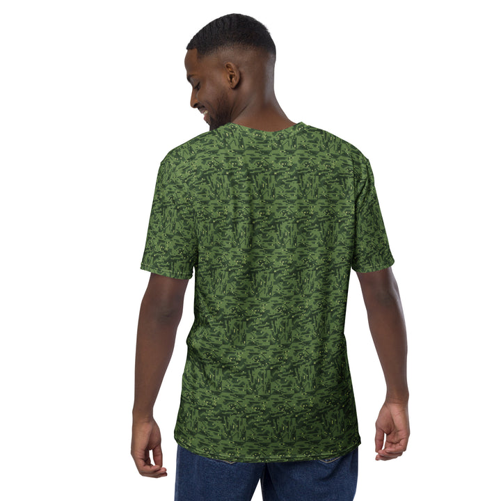 Premium Men's Jersey - Green Camouflage