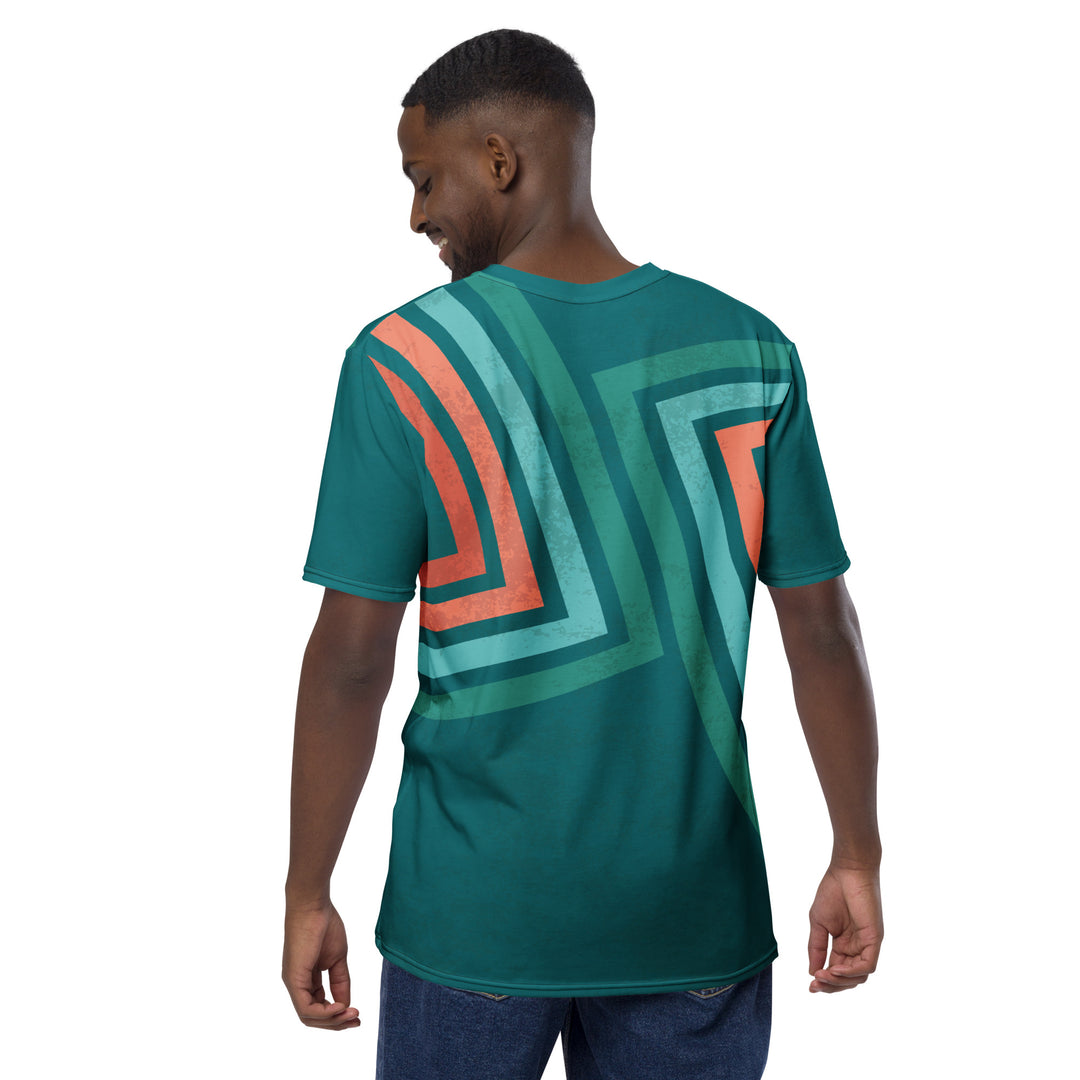 Premium Men's Jersey - Green-Orange Direction