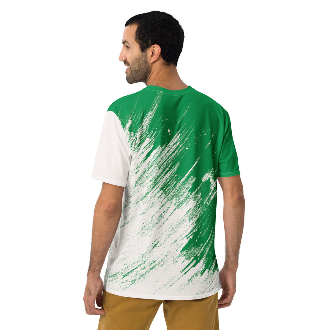 Premium Men's Jersey - Green-White Draw