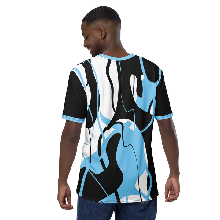 Premium Men's Jersey - Blue-Black Art