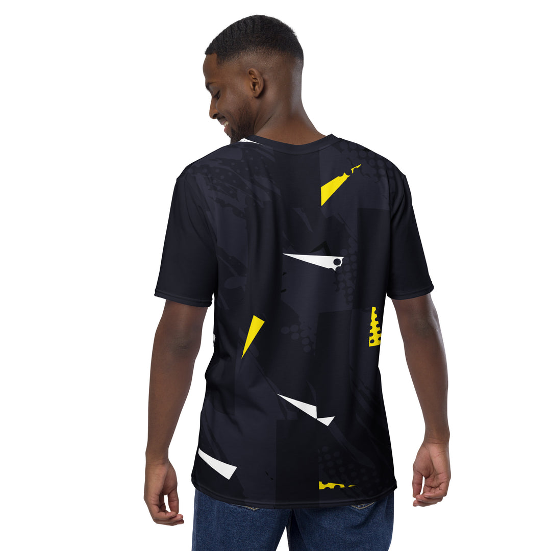 Premium Men's Jersey - Black-Yellow Hunt