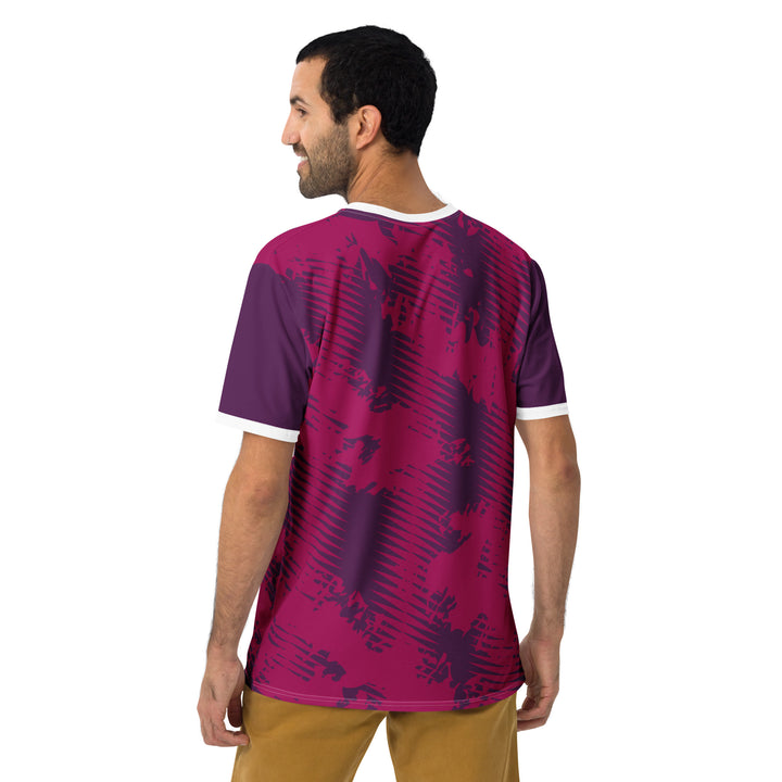 Premium Men's Jersey - Purple-Pink Clouds