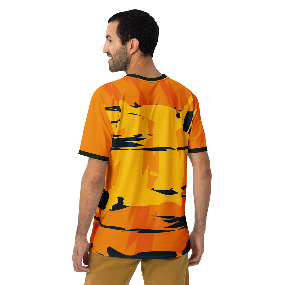 Premium Men's Jersey - Orange-Black Sea