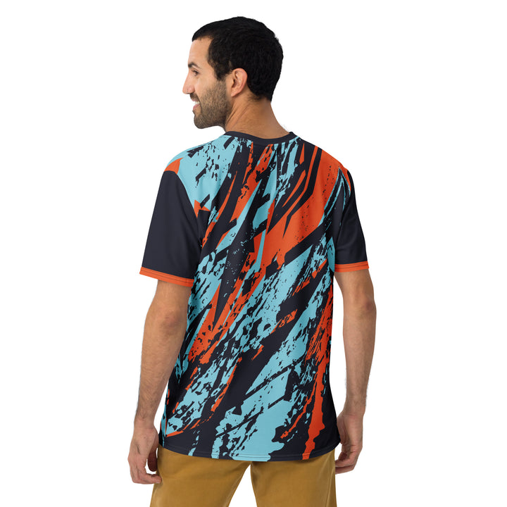 Premium Men's Jersey - Blue-Orange Driver