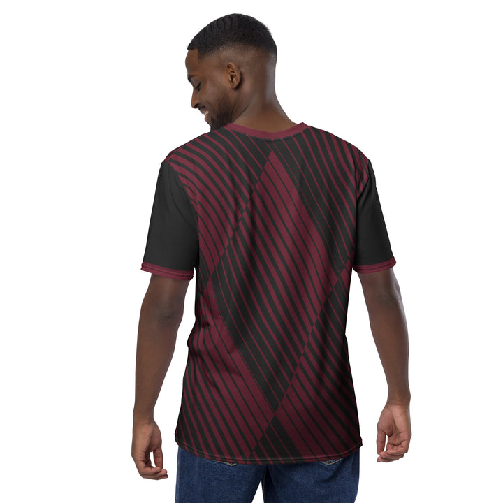 Premium Men's Jersey - Black-Red Check