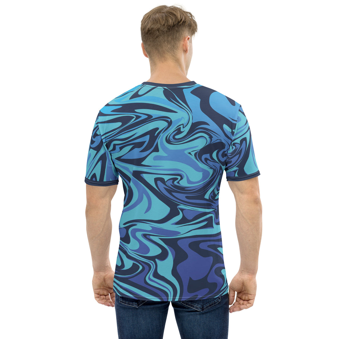 Premium Men's Jersey - Blue-Purple Merge