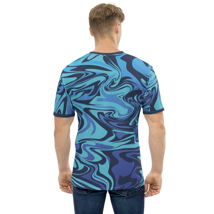 Premium Men's Jersey - Blue-Purple Merge