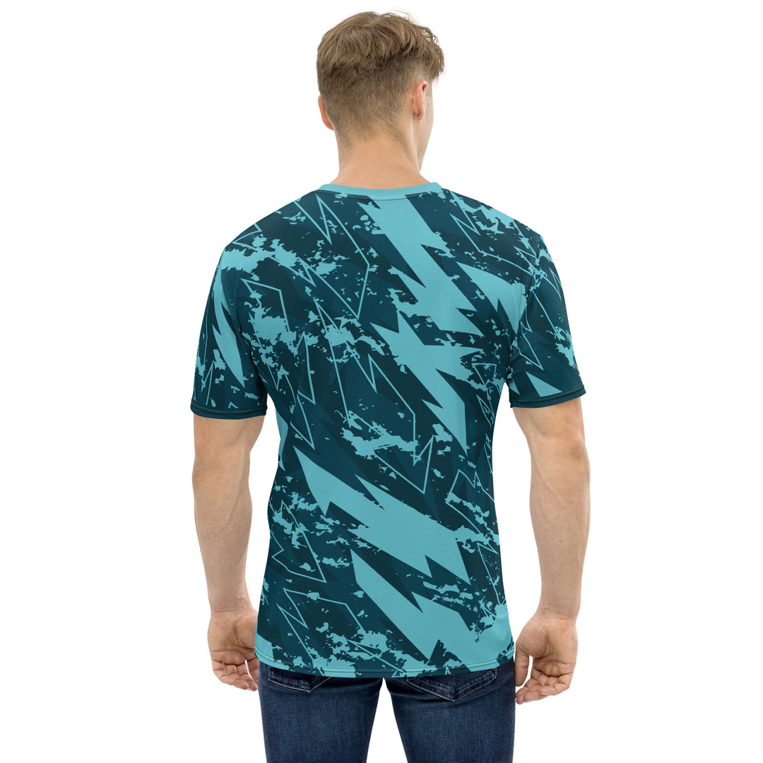 Premium Men's Jersey - Turquoise Bolt