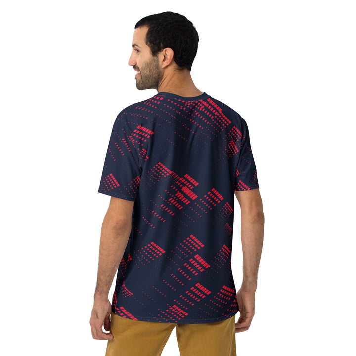 Premium Men's Jersey - Blue-Red Blast