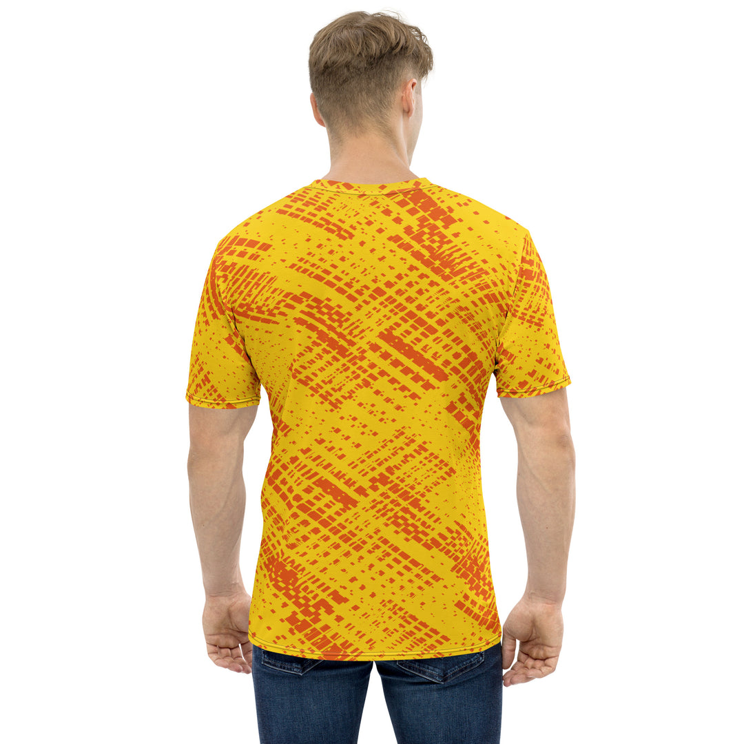 Premium Men's Jersey - Yellow-Orange Shaft