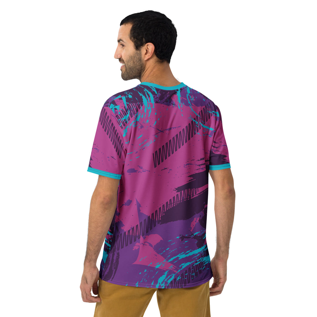 Premium Men's Jersey - Purple-Pink Track