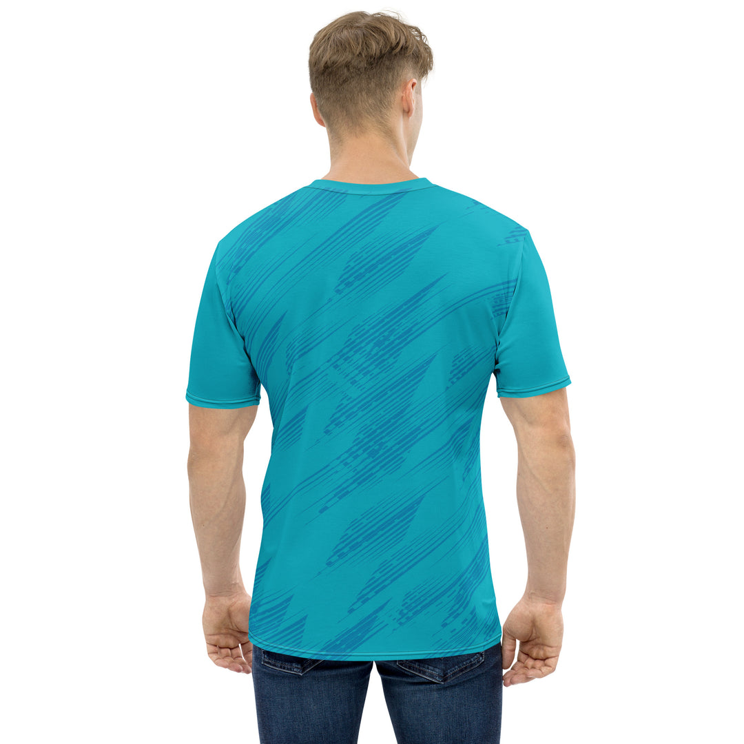 Premium Men's Jersey - Turquoise-Blue Ray