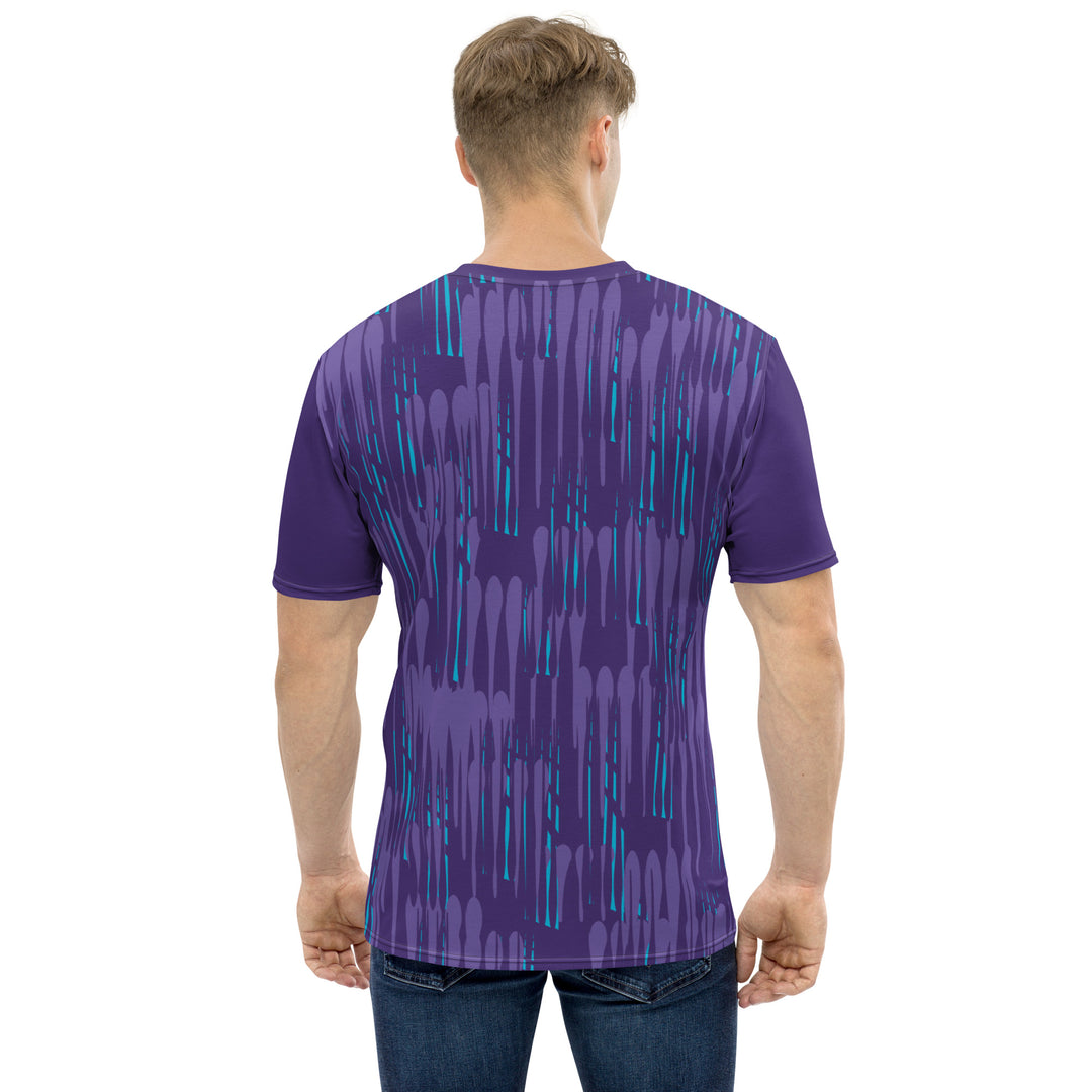 Premium Men's Jersey - Purple-Blue Bat