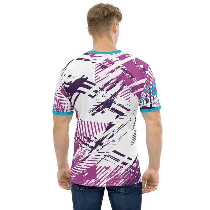 Premium Men's Jersey - White-Pink Track