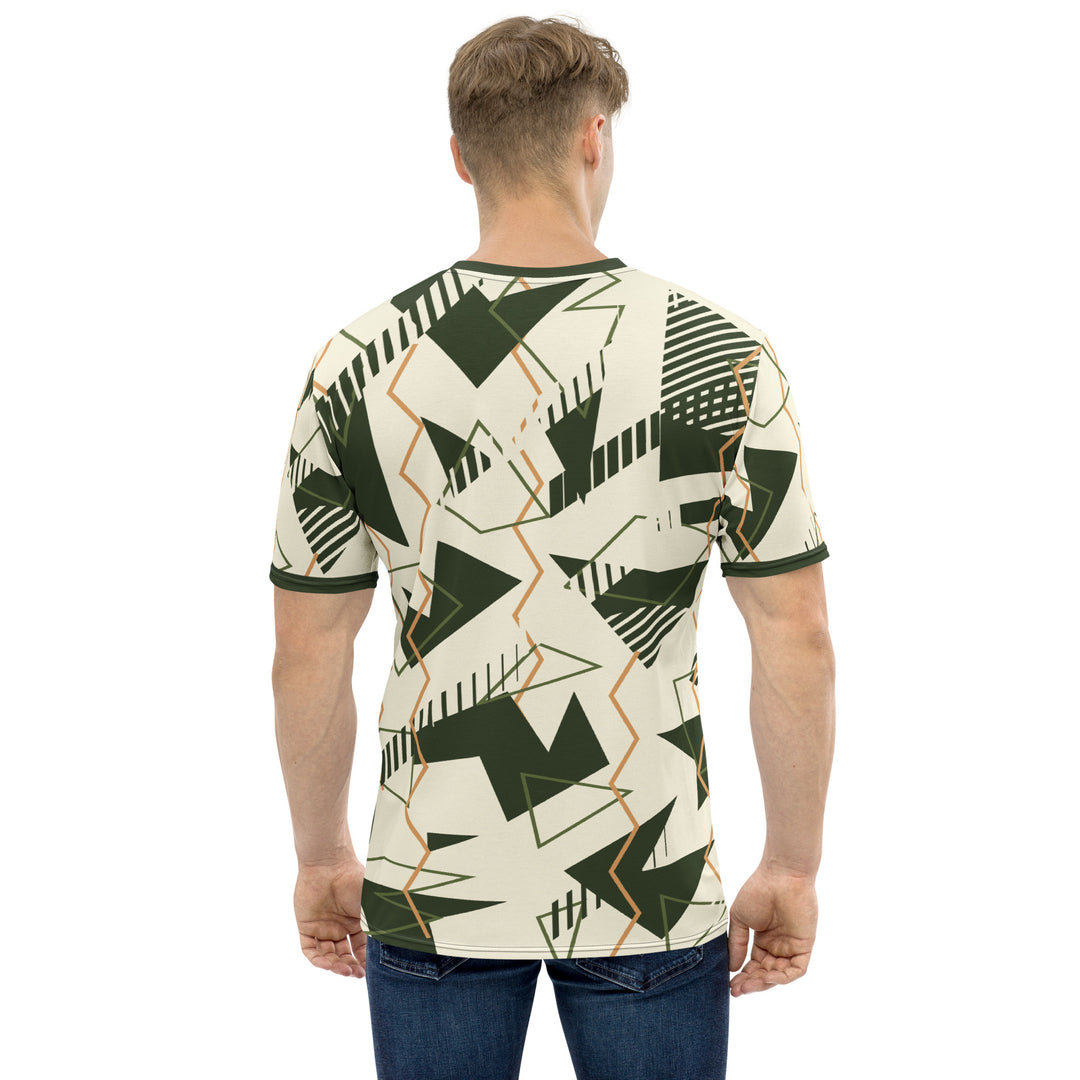 Premium Men's Jersey - Beige-Green Fold