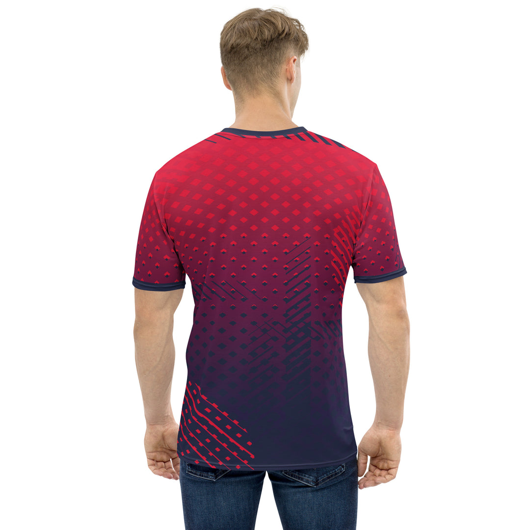 Premium Men's Jersey - Red-Blue Quick