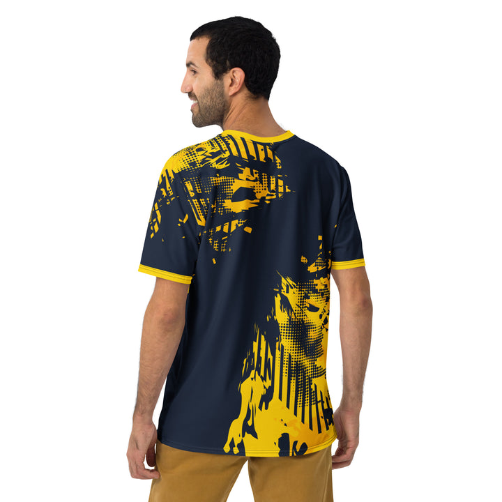 Premium Men's Jersey - Blue-Yellow Rapid