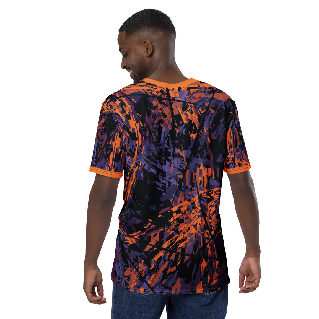 Premium Men's Jersey - Purple-Orange Fragment