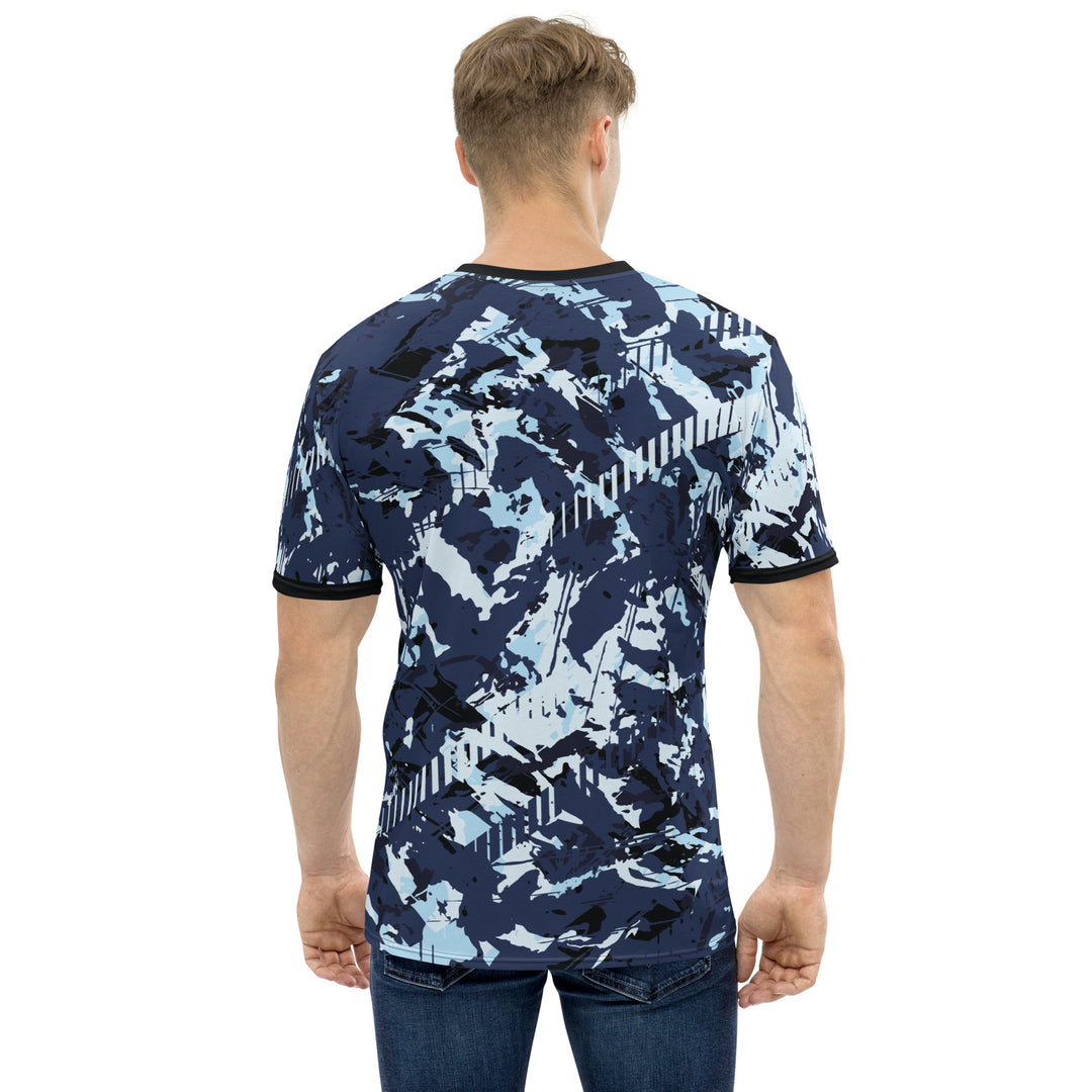 Premium Men's Jersey - Blue Trace