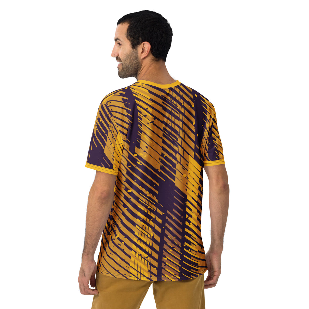 Premium Men's Jersey - Yellow-Purple Tracks