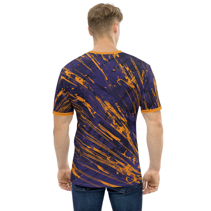 Premium Men's Jersey - Purple-Orange Explosion