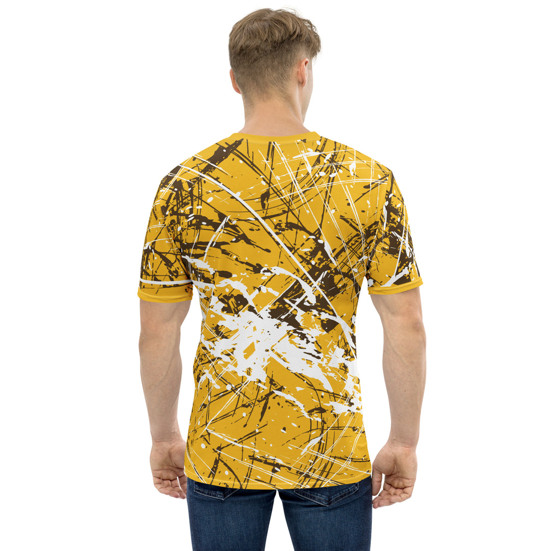 Premium Men's Jersey - Yellow-White Grains