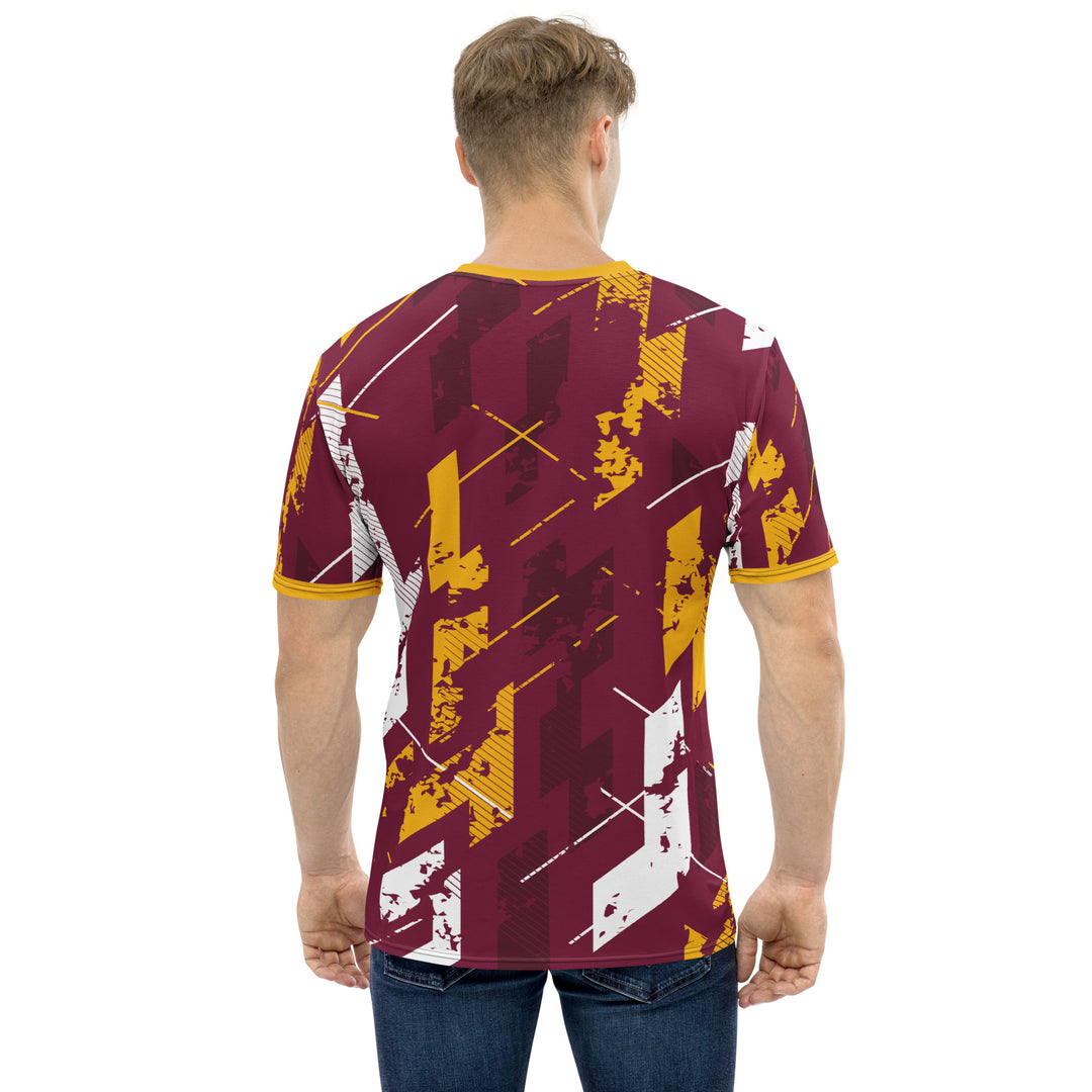 Premium Men's Jersey - Red-Yellow Game