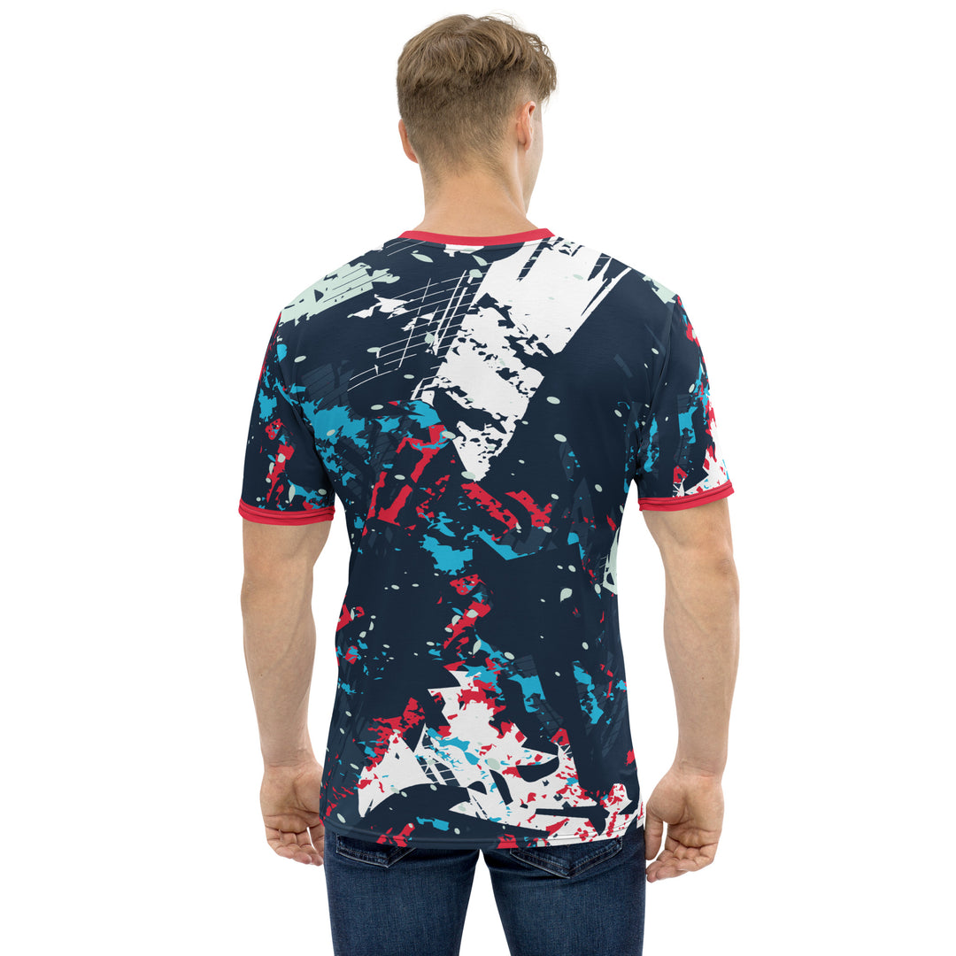 Premium Men's Jersey - Blue-Red Charge