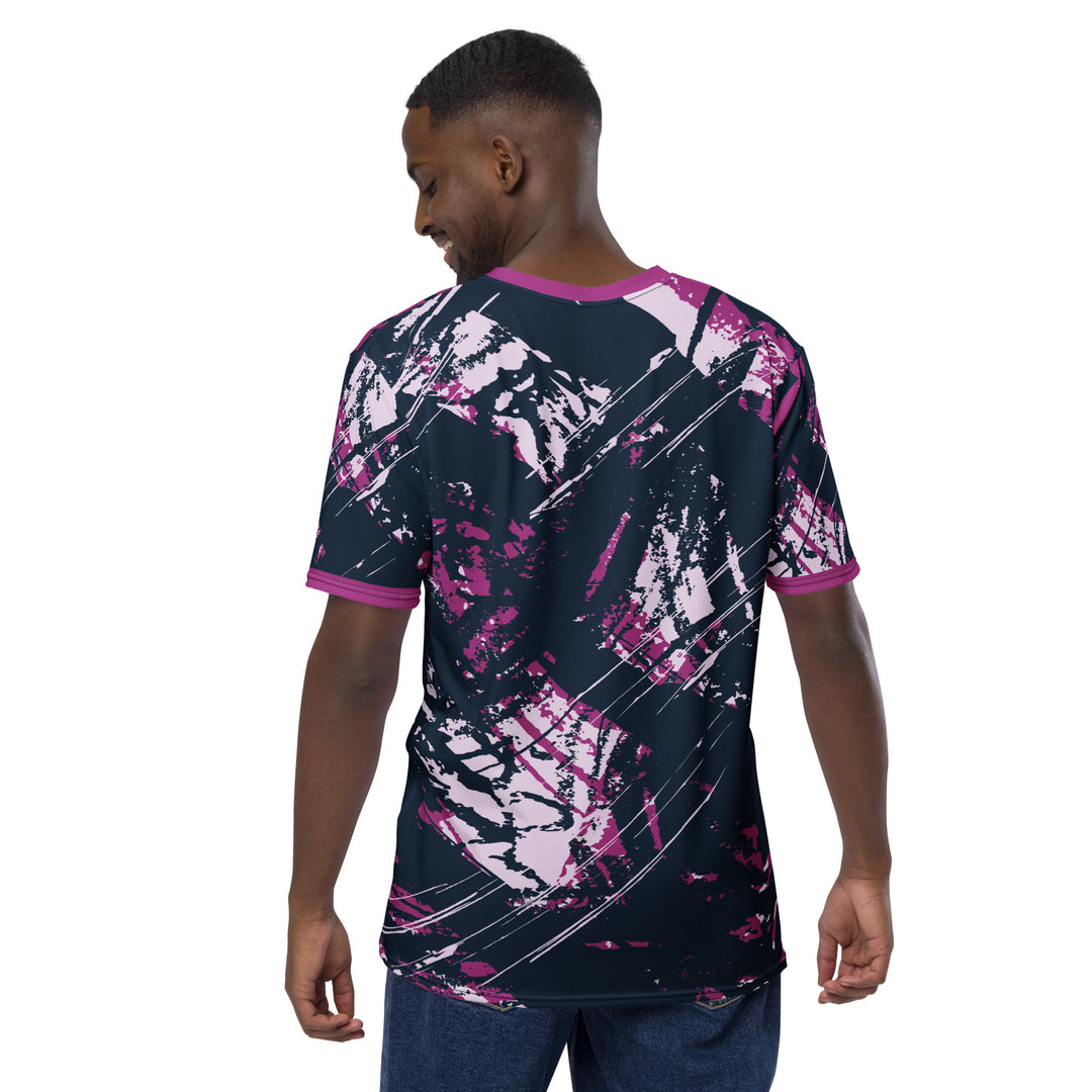 Premium Men's Jersey - Blue-Pink Distract