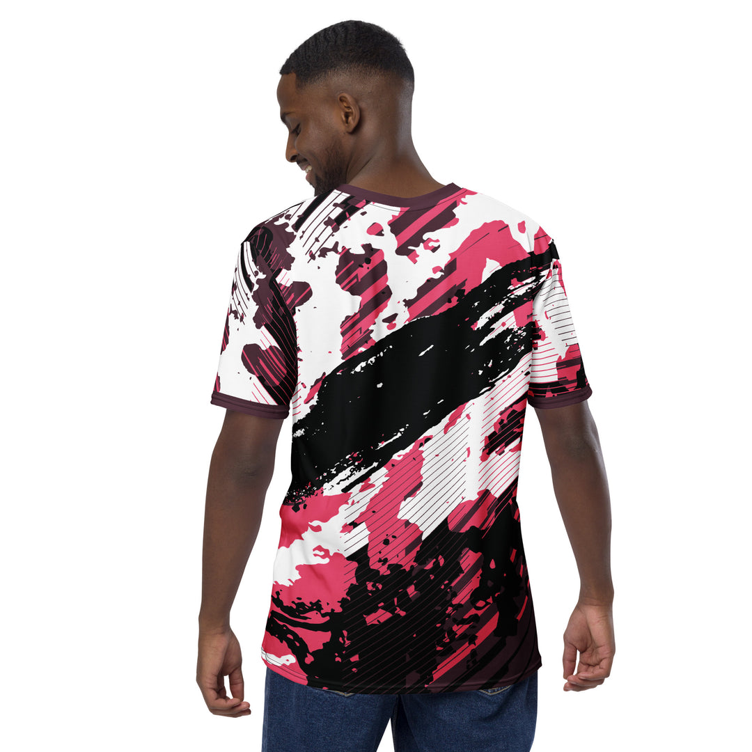 Premium Men's Jersey - Black-Pink Beat