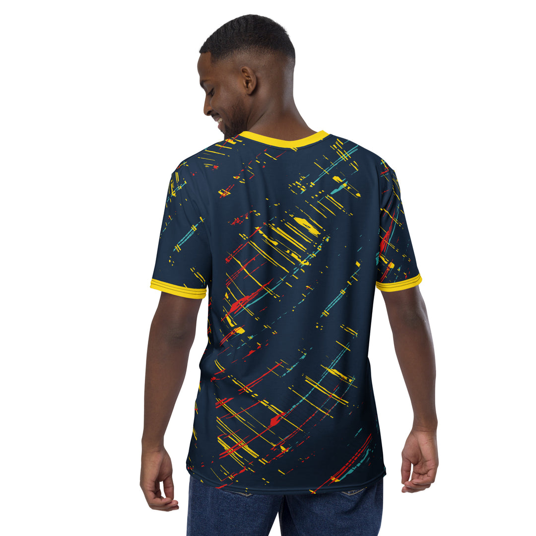 Premium Men's Jersey - Blue-Yellow Hide