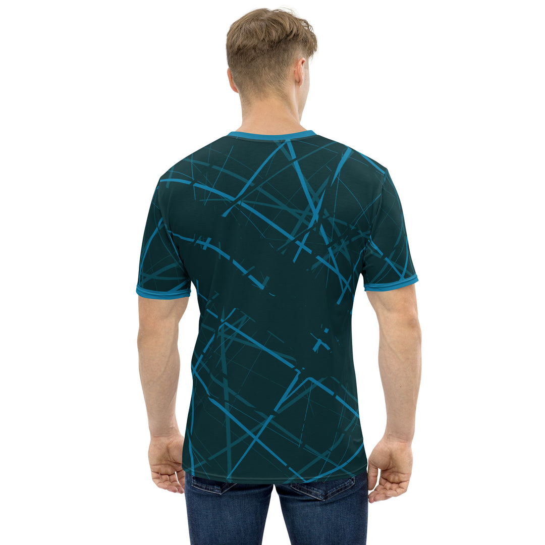 Premium Men's Jersey - Blue Net