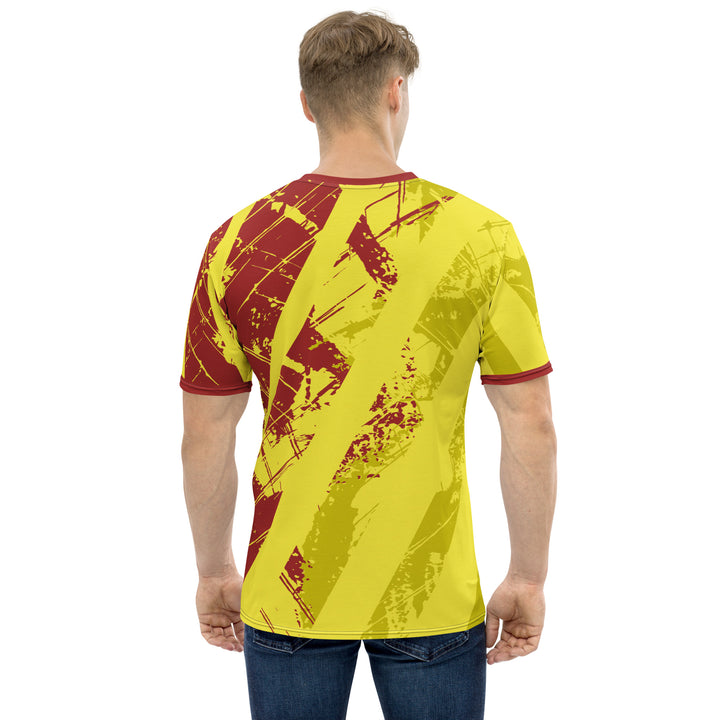 Premium Men's Jersey - Yellow-Red Cover