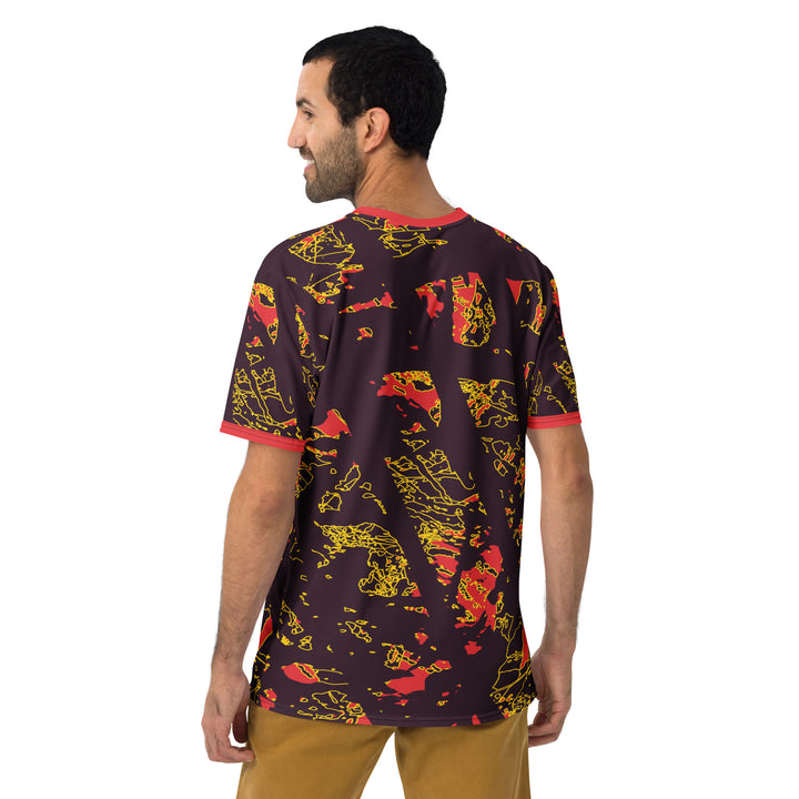 Premium Men's Jersey - Red-Yellow Touch