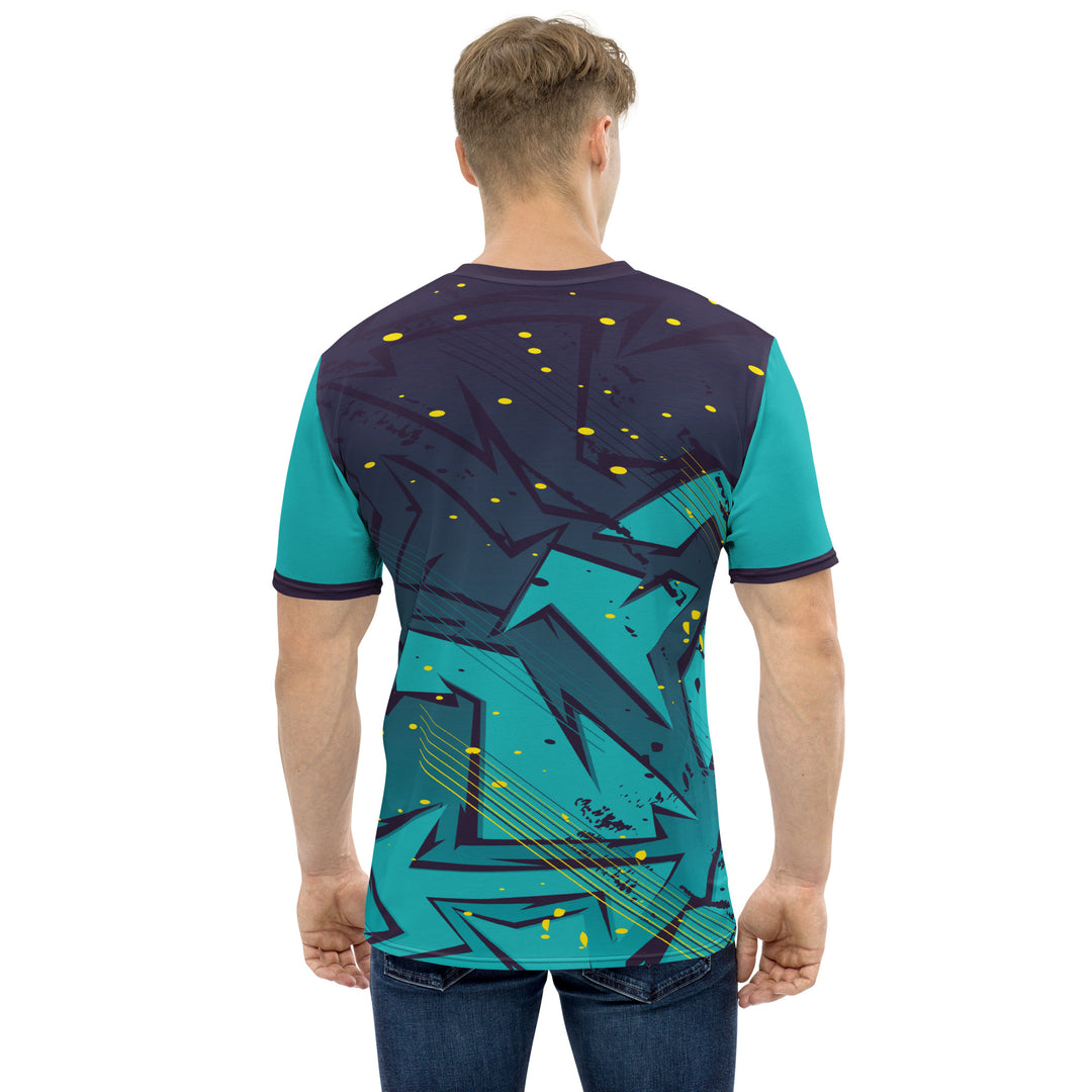 Premium Men's Jersey - Blue-Turquoise Player