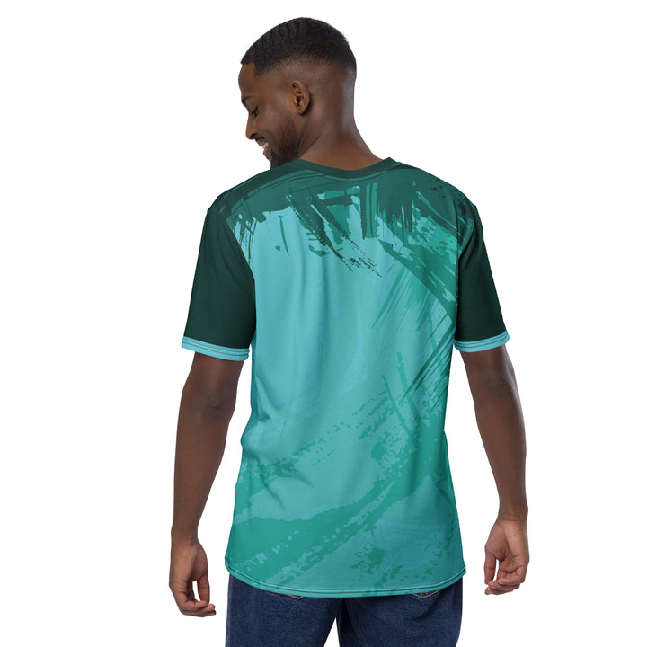 Premium Men's Jersey - Turquoise Clear