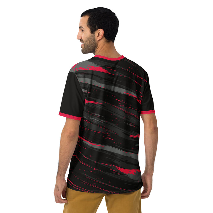 Premium Men's Jersey - Black-Red Sparks