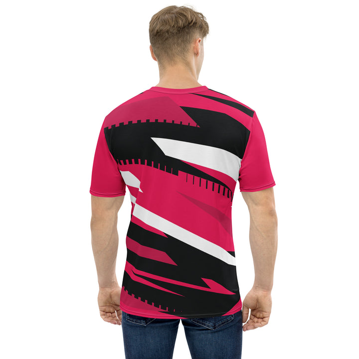 Premium Men's Jersey - Pink-Black Simple